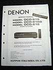 Original Denon DCD 815/815G/615 Service Manual