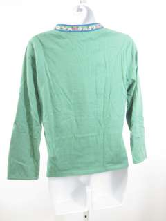   cardigan sweater sz l this lovely cardigan is green with colorful