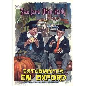  A Chump At Oxford (1940) 27 x 40 Movie Poster Spanish 