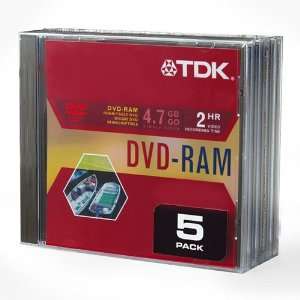  TDK DVD R Media 4.7GB for Data General Use (4 Pack, non 