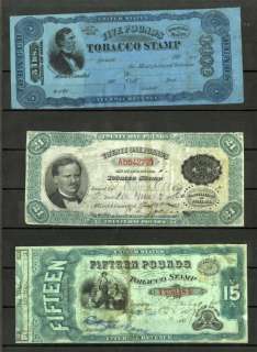 US Stamps Antique Tobacco 800+pcs Revenue Collection  