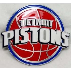   Pistons Enamel Belt Buckle, NBA Basketball Buckle