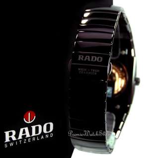 NEW RADO SINTRA AUTO CHRONOMETER R13663162 BLACK CERAMIC MENS WATCH 