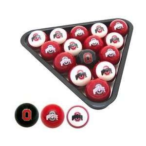  Ohio State Buckeyes Officially Licensed Billiard Balls by Frenzy 