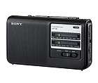 NEW Sony ICF38 Portable AM/FM Radio   Black