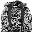 New Thirty One Cinch It Up Thermal Tote Black Paisley Parade