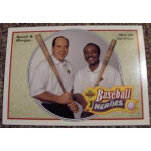 1992 Upper Deck Johnny Bench and Joe Morgan # 44 MLB Baseball Heroes 