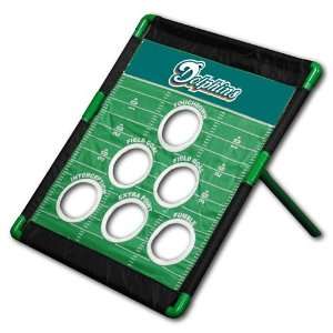    NFL Miami Dolphins Football Bean Bag Toss Game: Sports & Outdoors
