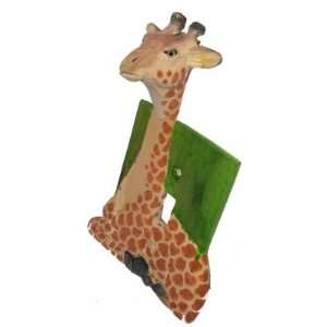  Squire Boon Village Wooden Giraffe Switchplate