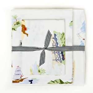  Adventure Twin Sheet Set by Whistle and Wink