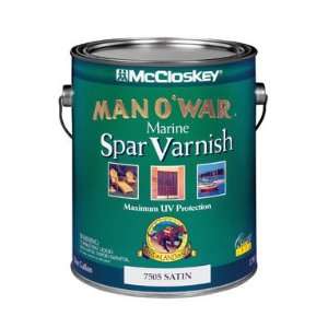  Man O War Spar Varnish, Satin, Gallon