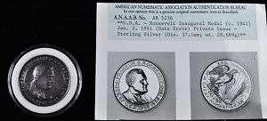 1941 ROOSEVELT 3RD INAUGURAL SILVER SO CALLED DOLLAR  