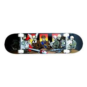  Black Label Team Alive Premium Complete Skateboard: Sports 