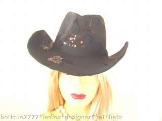 Ladies Black Cowboy Western Hat Casual Fashion New Hats  