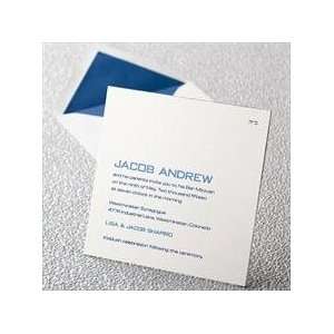  Beautifully Blue Bar Mitzvah Invitation: Office Products