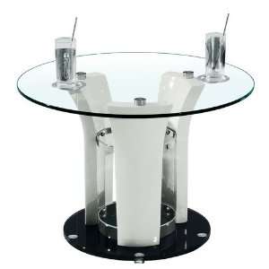  Lamp Table in High Gloss Beige