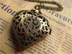 Vintage style European HEART style Harry Potter pocket watch Necklace 