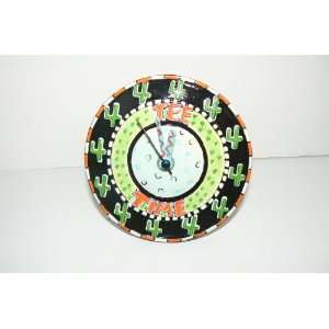  Tee Time Decorative Ceramic Clock