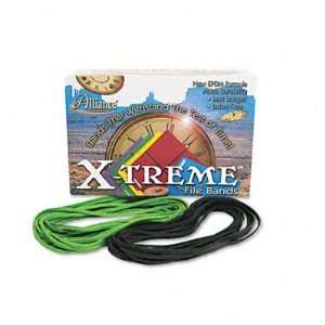 New X treme File Black Rubber Bands 1/8 x 7 175 Band Case 
