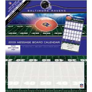 Baltimore Ravens NFL 12 Month Message Board Calendar:  
