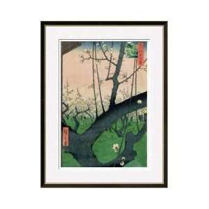  Branch Of A Flowering Plum Tree Framed Giclee Print: Home 