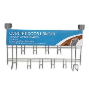    16 Metal Grey 10 hook Over the door Hanger