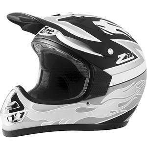  Zamp FT 2 Helmet   X Large/Silver Automotive
