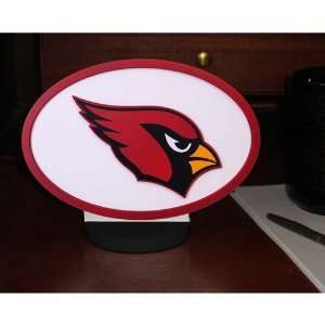  Arizona Cardinals Desk Display of Logo Art with Stand 