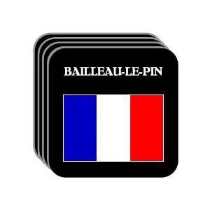  France   BAILLEAU LE PIN Set of 4 Mini Mousepad Coasters 