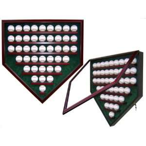  43 Baseball Homeplate Shaped Display Case: Sports 