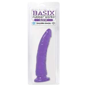  Basix Rubber Works Slim 7 Inch Dong with Suction Cup 