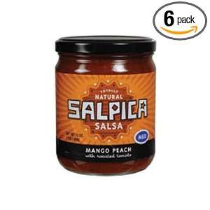 Frontera Foods Inc. Salpica Salsa, Mango Peach, 16 Ounce (Pack of 6)