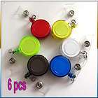 Pcs Retractable Ski Pass ID Card Badge Holder Key Chain Reels With 