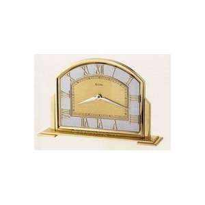  Bulova B1751 Fostoria Table Top Clock Brass: Home 