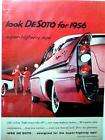 1956 DE SOTO SIGN GAS STATION AD VINTAGE AD PAPER AD