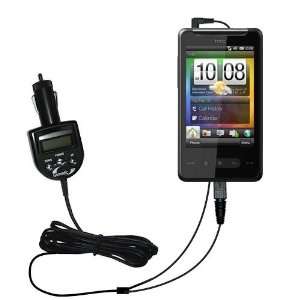 Audio FM Transmitter plus integrated Car Charger for the HTC Surround 