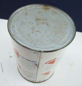 Oilzum White and Bagley Worcester 1 Quart Motor Oil Can Full Metal 