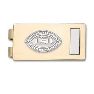  LSU 2007 BCS National Champs Money Clip/Gold Plated 