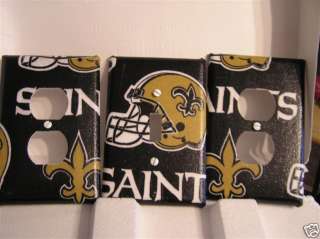Light Switch Plate/Outlet Covers w/ New Orleans SAINTS  