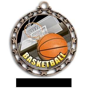   BRONZE MEDAL/BLACK RIBBON 2.5 HD Custom Basketball: Sports & Outdoors
