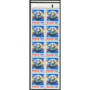  EARTH FROM SPACE & E #2282 Booklet Pane of 10 x 25¢ US 
