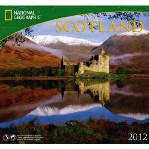  Scotland National Geographic with Map 2012 Wall Calendar 