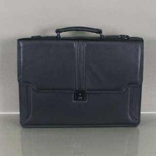 Mens Business Briefcase Real Leather Bag Ba010 Black  
