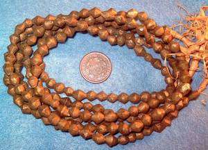 Antique Trade Beads Old Bronze Beads W. Africa Lost Wax  