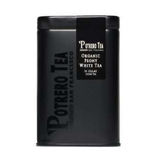 Organic Peony White Tea  Two 1.75 ounce tins (3.5 oz total)  Potrero 