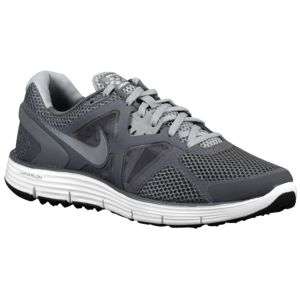 Nike LunarGlide + 3 Breathe   Mens   Running   Shoes   Dark Grey/Wolf 
