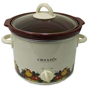   Pot SCR300 R Classic 3 Quart 3 Lb Round Manual Slow Cooker 3+ People