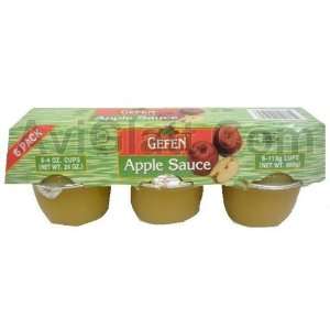 Gefen Apple Sauce 6   4 oz Grocery & Gourmet Food