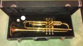   600 Brass Trumpet Vintage 1985 w/ Blessing 7C Mouthpiece & Case Shiny