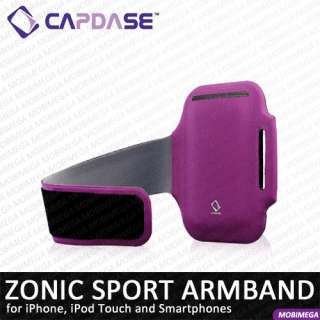 Capdase Zonic Sport Arm Band Pocket iPhone iPod Purple  